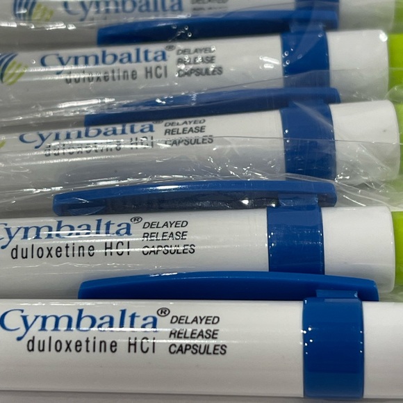 2004 Vintage 5 Cymbalta Pharmaceutical Drug rep pens in original packaging - Picture 3 of 7